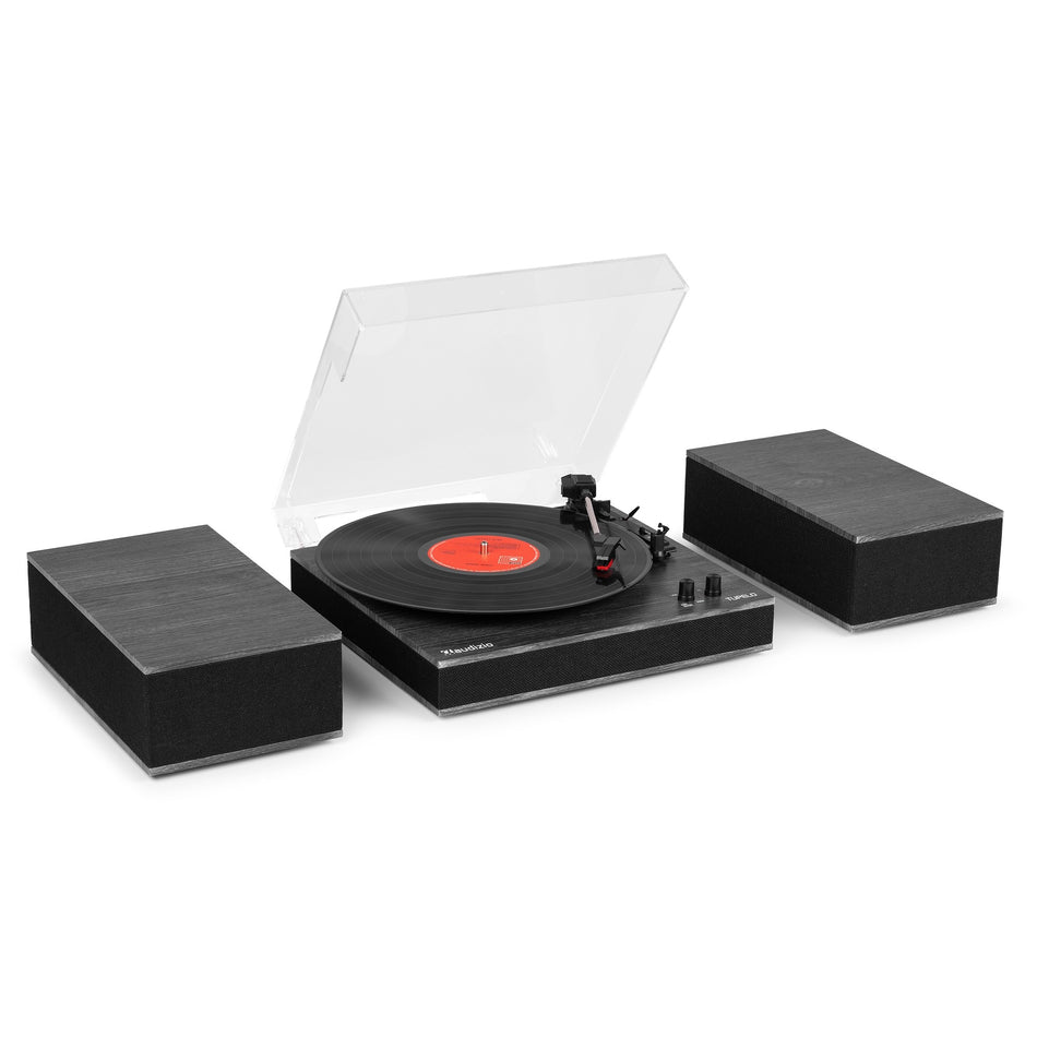 Audizio Tupelo - Tocadiscos Bluetooth con 2 altavoces estéreo y 120W de potencia - Tempo Shop