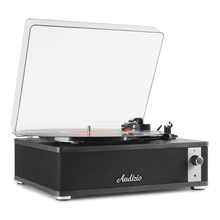 Audizio Irvine BT Negro - Tocadiscos de Vinilo Bluetooth - Tempo Shop