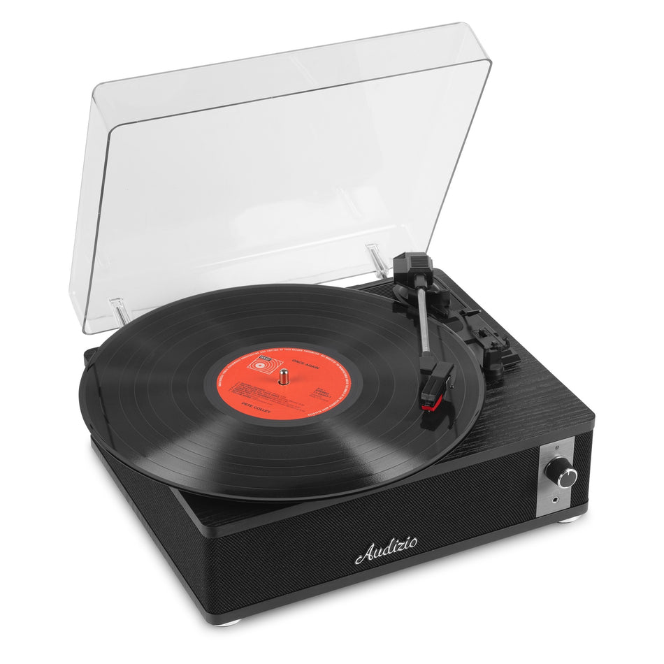 Audizio Irvine BT Negro - Tocadiscos de Vinilo Bluetooth - Tempo Shop