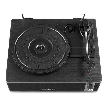 Audizio Irvine BT Negro - Tocadiscos de Vinilo Bluetooth - Tempo Shop