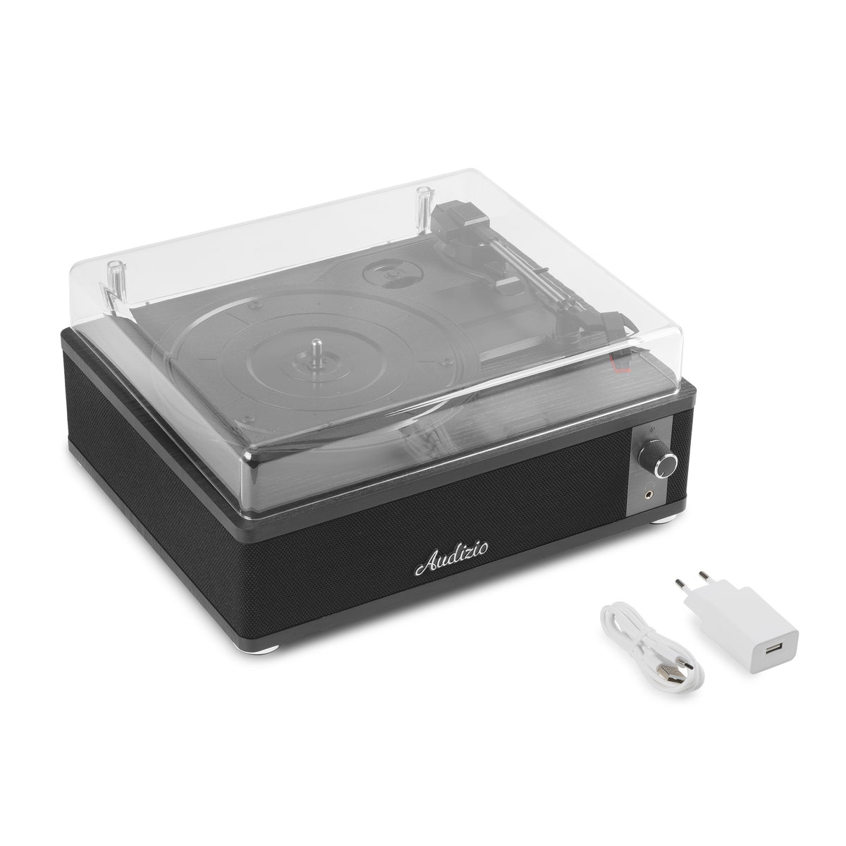 Audizio Irvine BT Negro - Tocadiscos de Vinilo Bluetooth - Tempo Shop