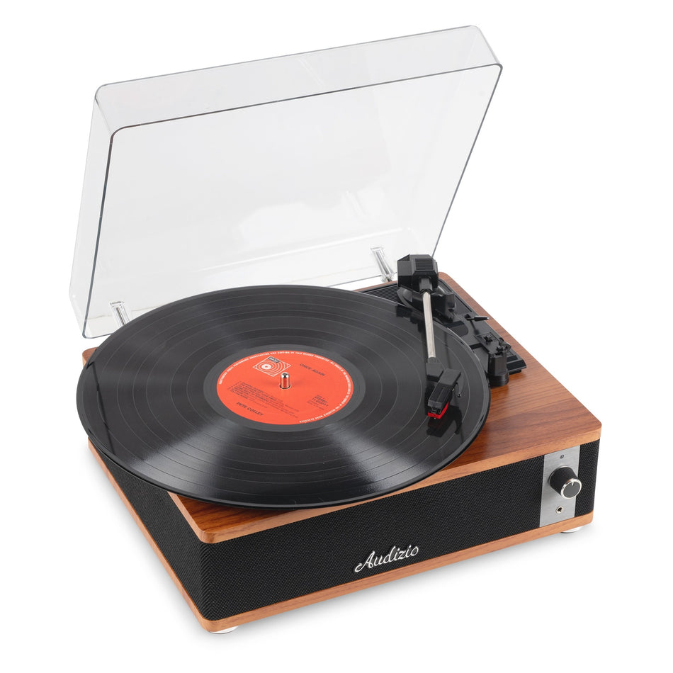 Audizio Irvine - Tocadiscos de madera oscura con Bluetooth - Tempo Shop