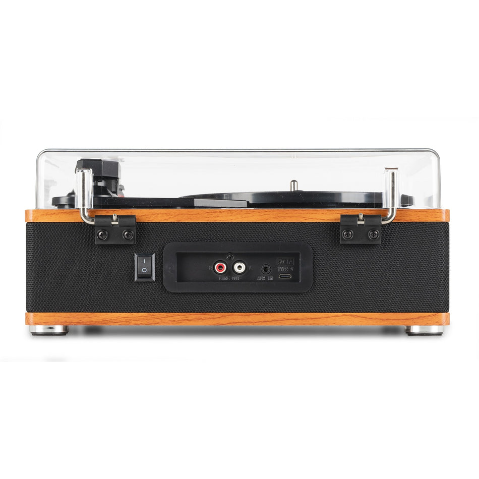 Audizio Irvine - Tocadiscos de madera oscura con Bluetooth - Tempo Shop
