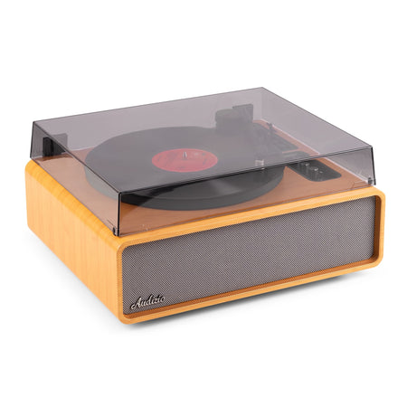 Audizio Laredo Premium Bambú - Tocadiscos Hi-Fi con altavoces de 160W y Bluetooth - Tempo Shop