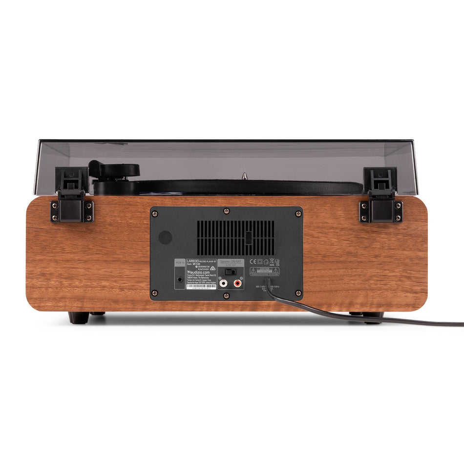 Audizio Laredo - Tocadiscos Premium de Madera con Bluetooth y Altavoces Hi-Fi de 160W - Tempo Shop