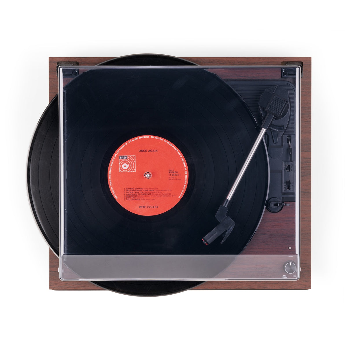 Audizio Reno - Tocadiscos Retro de Madera con Altavoces Estéreo y Bluetooth - Tempo Shop