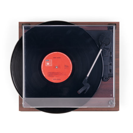 Audizio Reno - Tocadiscos Retro de Madera con Altavoces Estéreo y Bluetooth - Tempo Shop