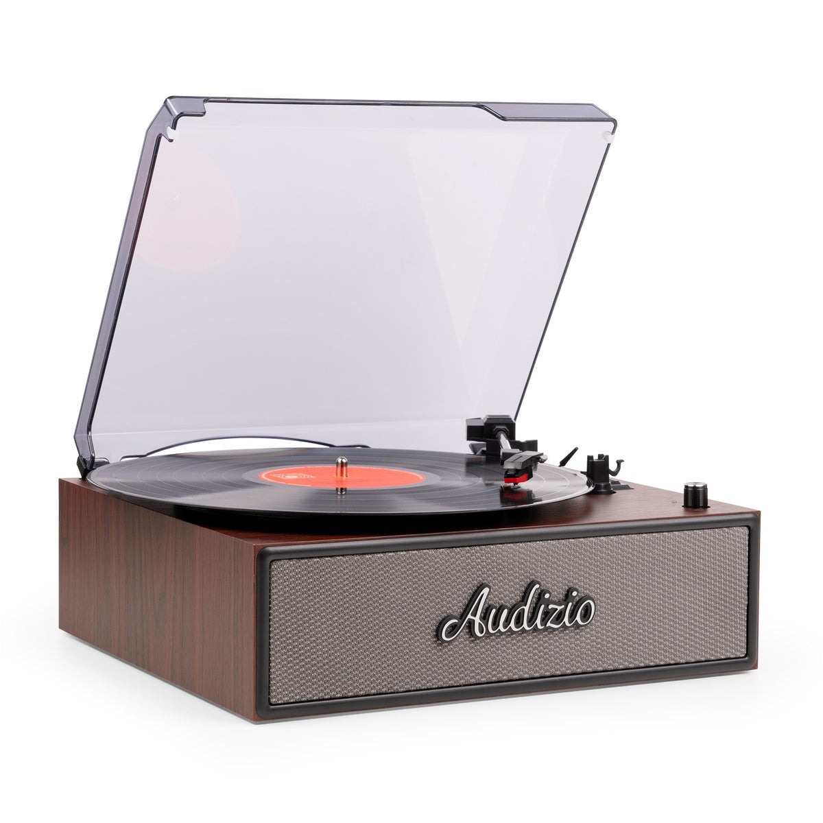 Audizio Reno - Tocadiscos Retro de Madera con Altavoces Estéreo y Bluetooth - Tempo Shop