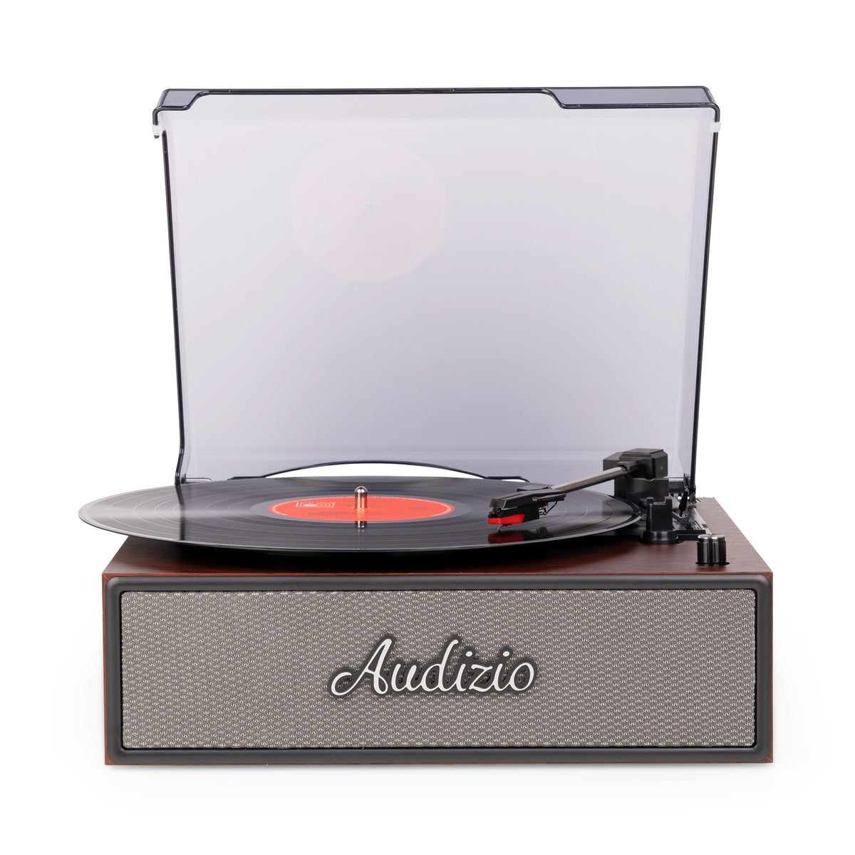 Audizio Reno - Tocadiscos Retro de Madera con Altavoces Estéreo y Bluetooth - Tempo Shop