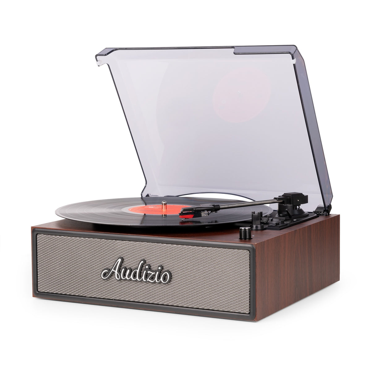 Audizio Reno - Tocadiscos Retro de Madera con Altavoces Estéreo y Bluetooth - Tempo Shop