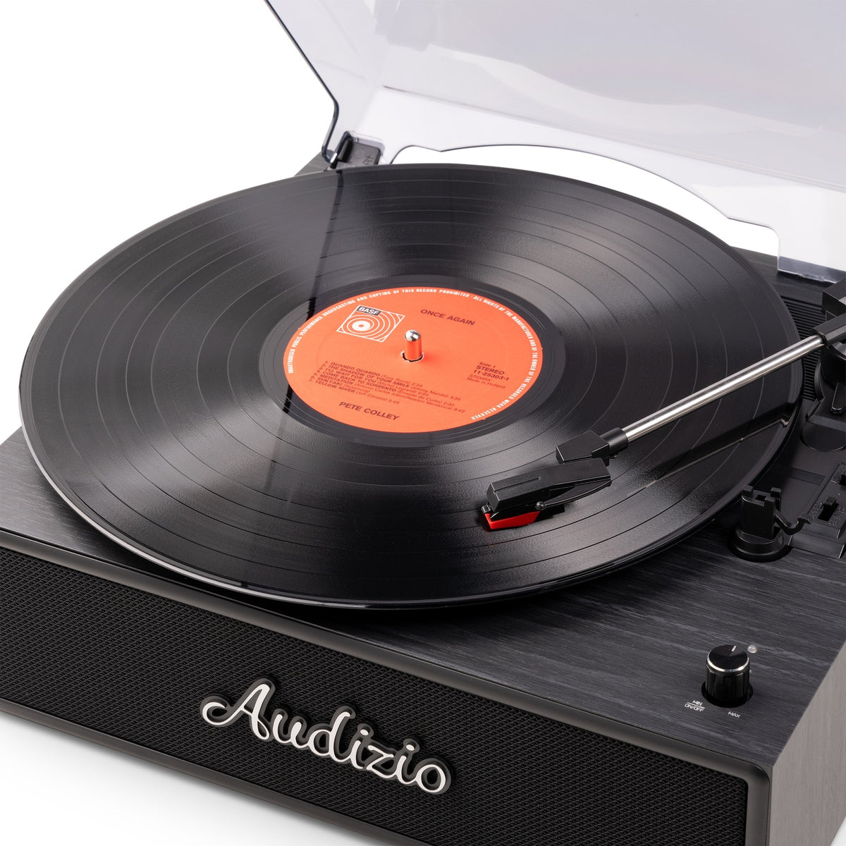 Audizio Reno - Tocadiscos Retro Negro con Altavoces y Bluetooth - Tempo Shop