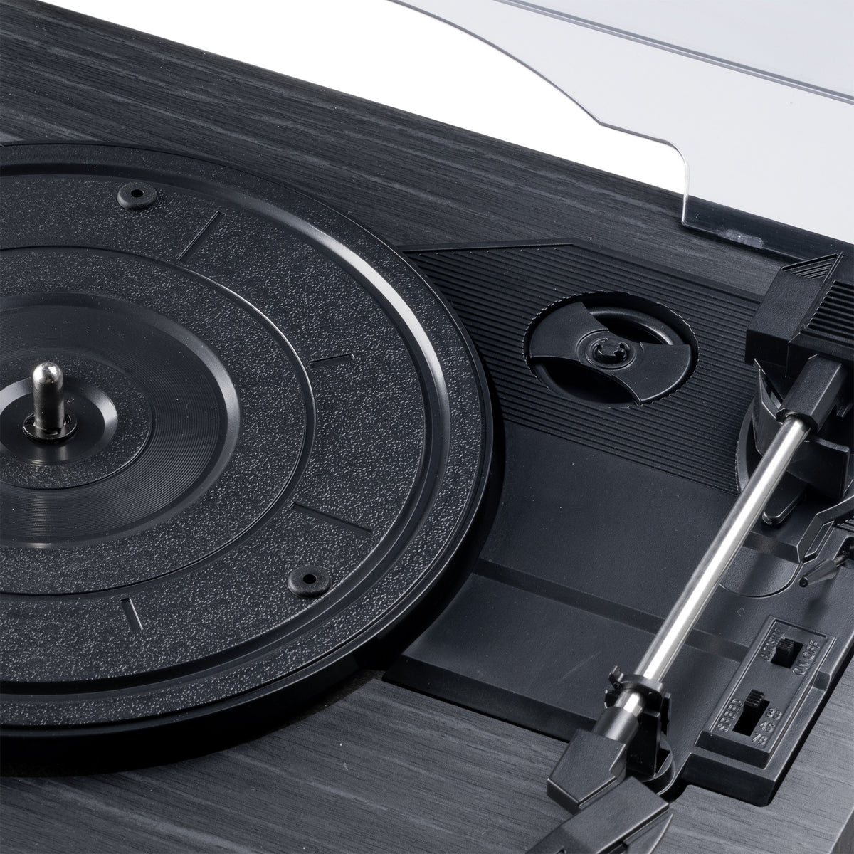 Audizio Reno - Tocadiscos Retro Negro con Altavoces y Bluetooth - Tempo Shop