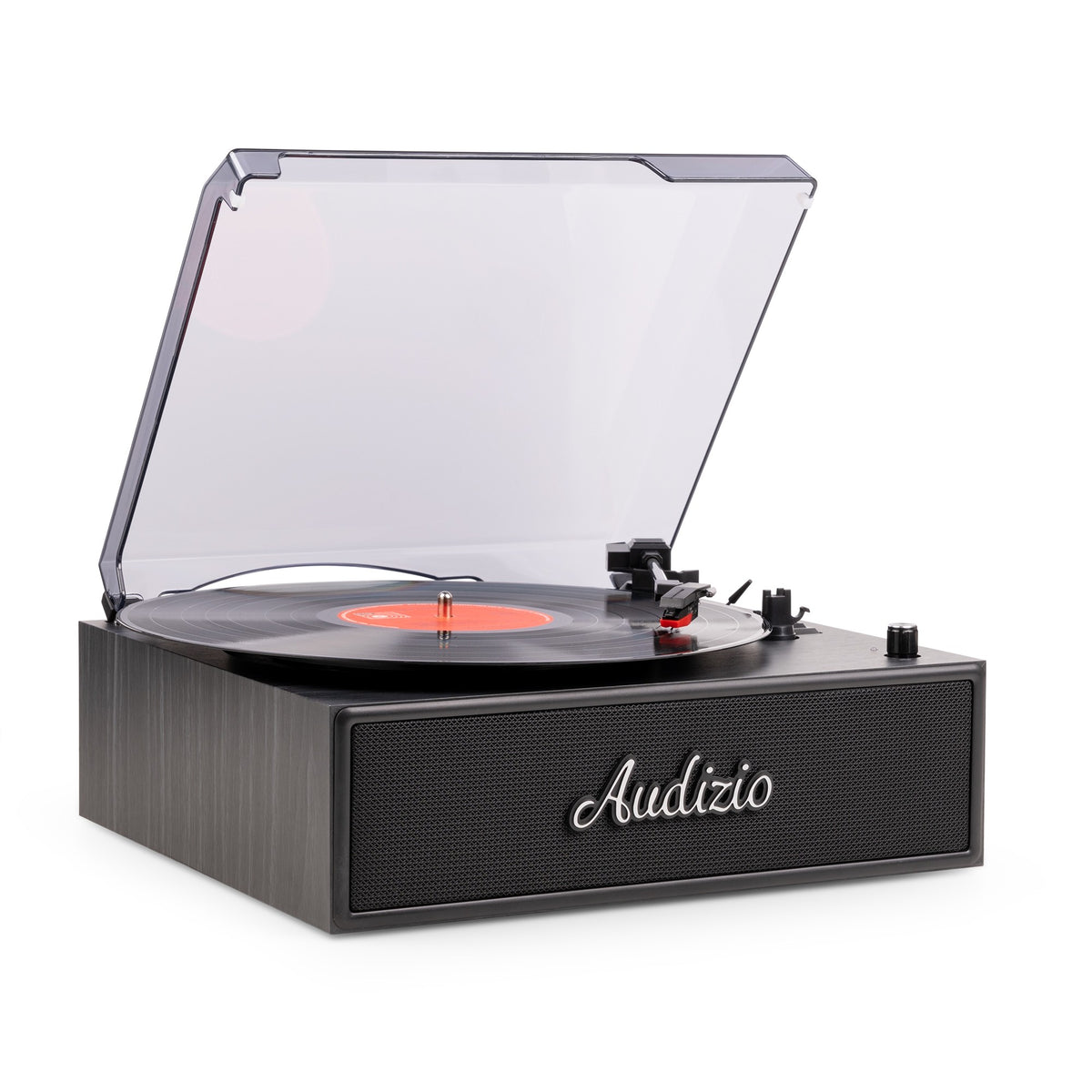 Audizio Reno - Tocadiscos Retro Negro con Altavoces y Bluetooth - Tempo Shop