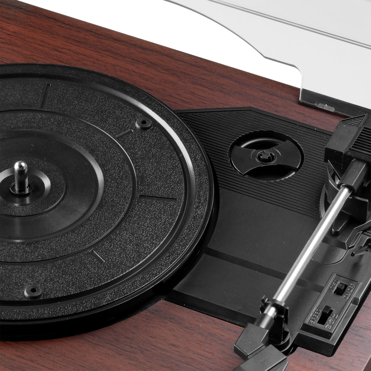 Audizio Reno Retro Cobre - Tocadiscos de Diseño Vintage con Altavoces Estéreo y Bluetooth - Tempo Shop