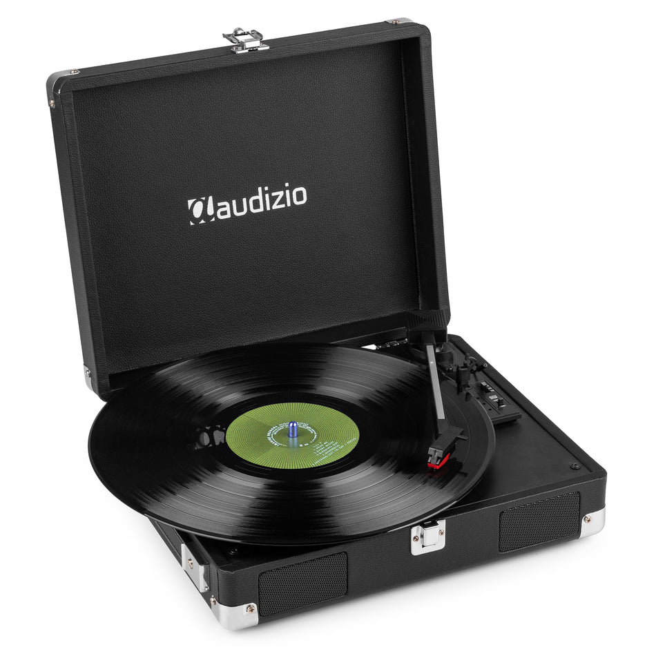Audizio RP111BK - Giradiscos de Maleta con Altavoces Integrados