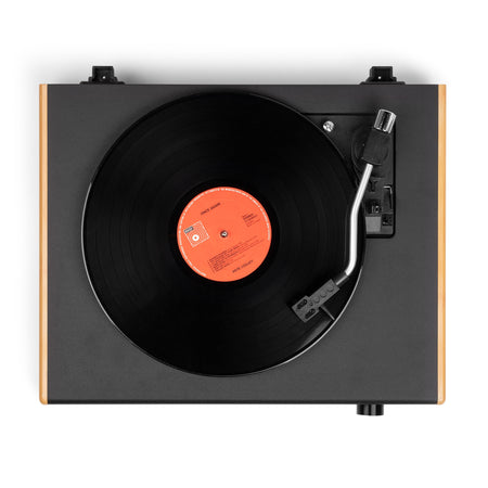 Audizio RP335BB - Tocadiscos Vintage con Altavoces y Bluetooth en Acabado Bambú
