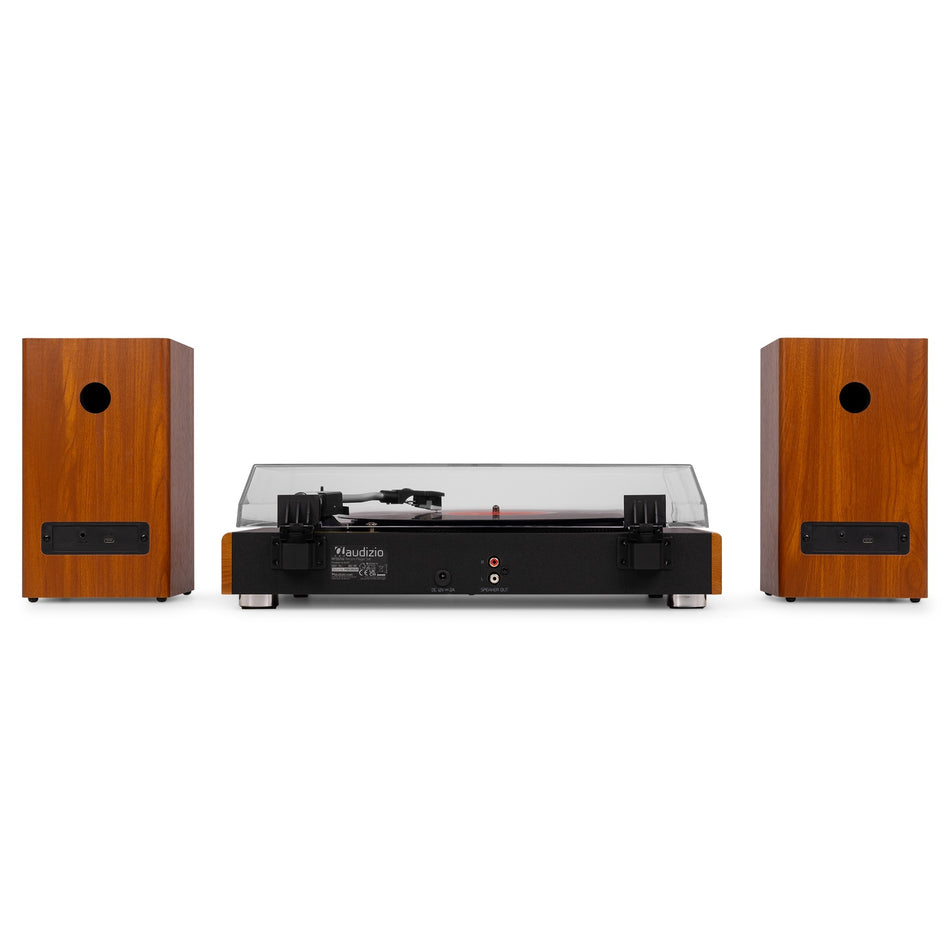 Audizio RP337W - Tocadiscos Vintage con Altavoces Bluetooth Inalámbricos y Batería Recargable - Tempo Shop