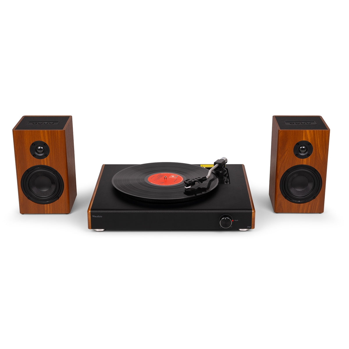 Audizio RP337W - Tocadiscos Vintage con Altavoces Bluetooth Inalámbricos y Batería Recargable - Tempo Shop