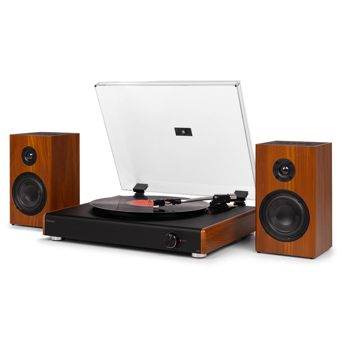 Audizio RP337W - Tocadiscos Vintage con Altavoces Bluetooth Inalámbricos y Batería Recargable - Tempo Shop