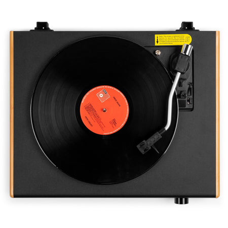 Audizio RP337BB - Tocadiscos Vintage en Bambú con Altavoces Inalámbricos y Retorno Automático - Tempo Shop