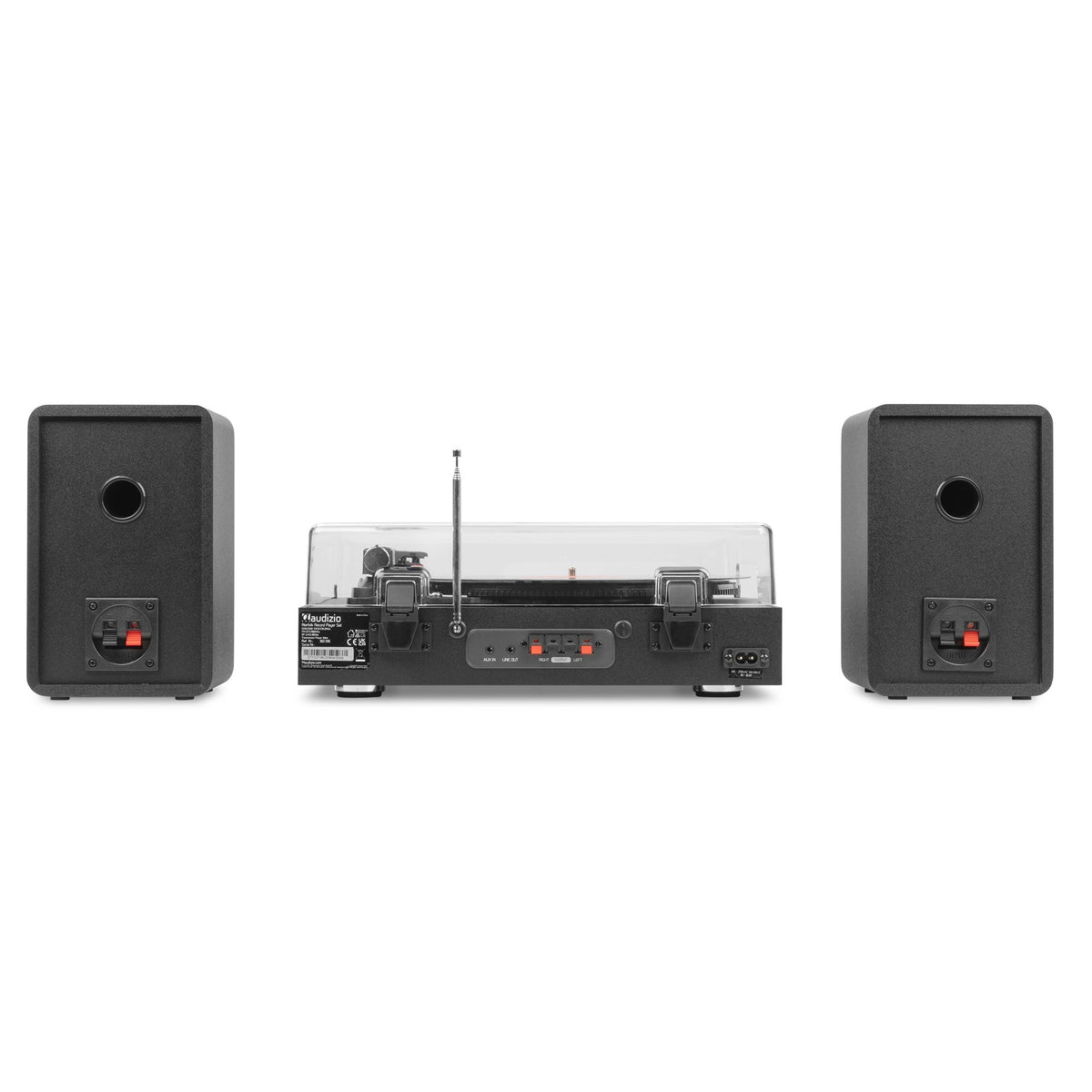 Audizio Norfolk - Tocadiscos de Alta Fidelidad con Altavoces Estéreo y Sintonizador DAB+ - Tempo Shop