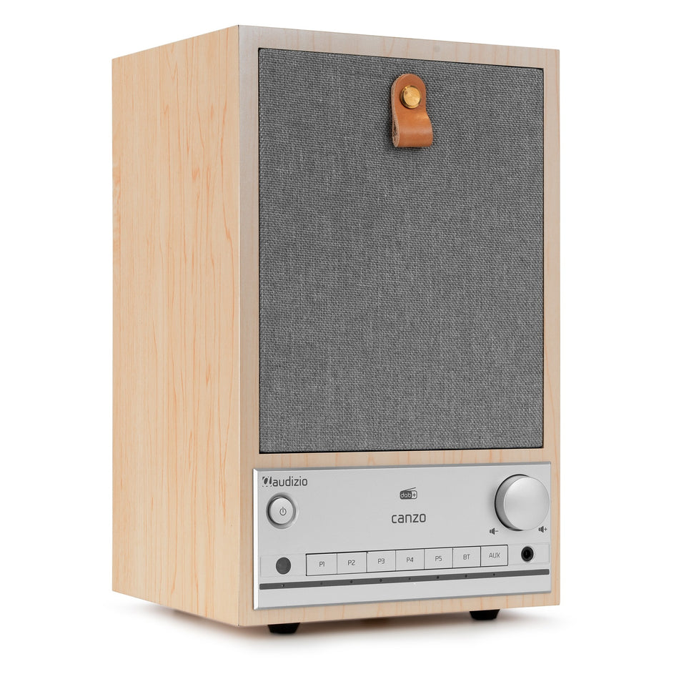Audizio Canzo - Internet Radio with DAB+, FM and Bluetooth in Light Wood