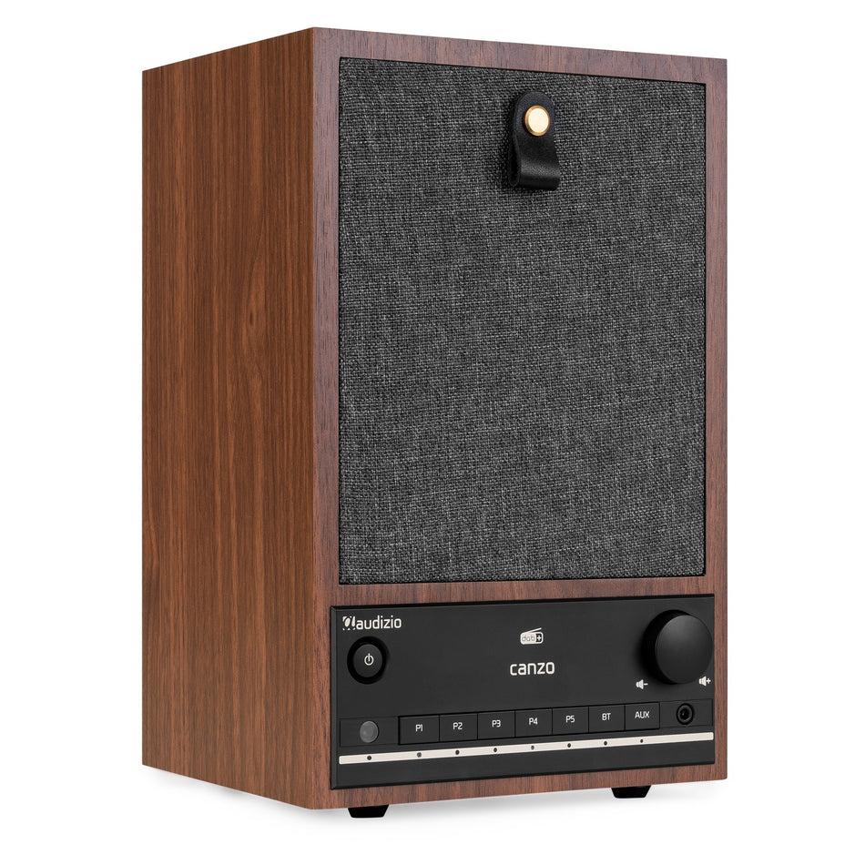Audizio Canzo - Internet Radio with DAB+, FM and Bluetooth in Walnut Finish