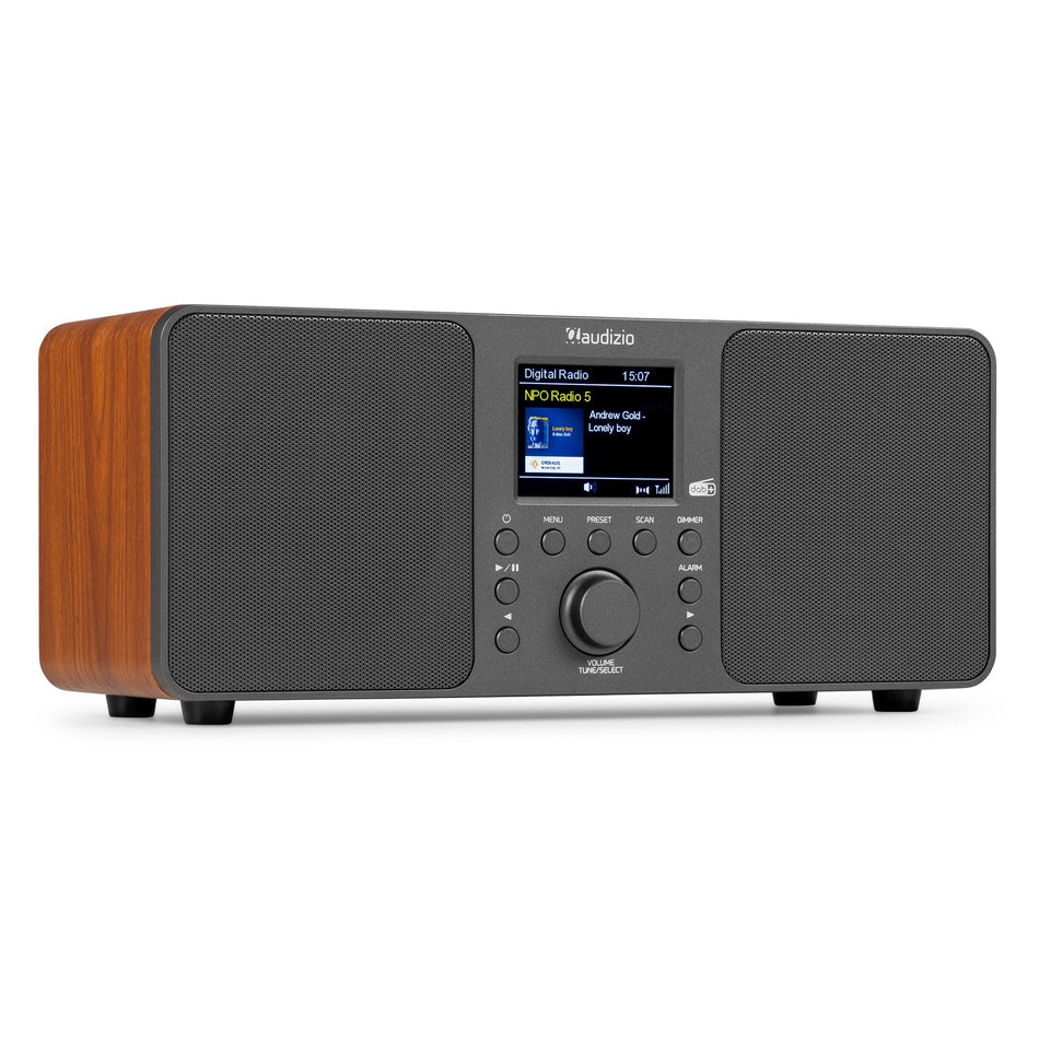 Audizio Genua - DAB+ Digital Stereo Radio with Bluetooth and USB