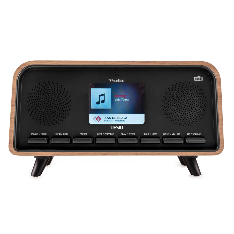 Audizio Desio - DAB+ and FM Digital Radio with Bluetooth in Light Wood
