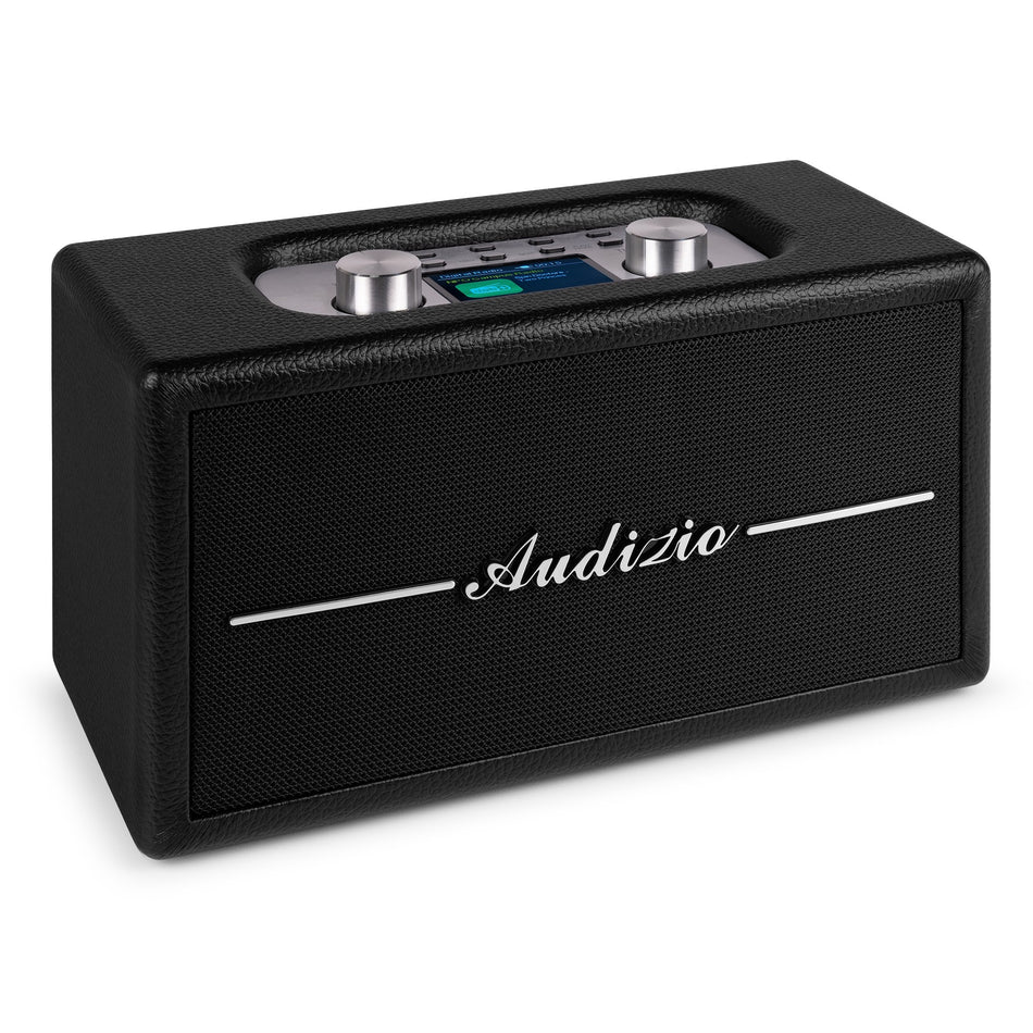 Audizio Tune60 - DAB+ Digital Radio with Retro Design and Bluetooth in Black