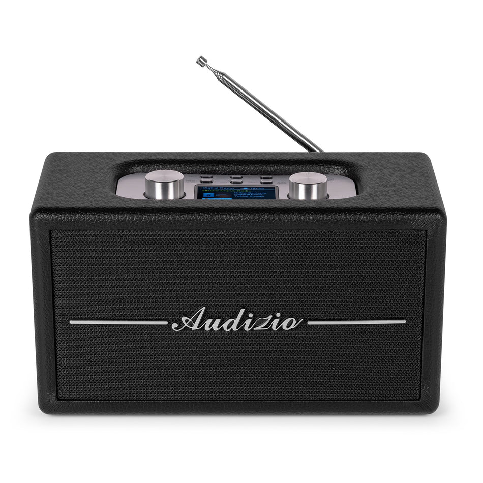 Audizio Tune60 - DAB+ Digital Radio with Retro Design and Bluetooth in Black