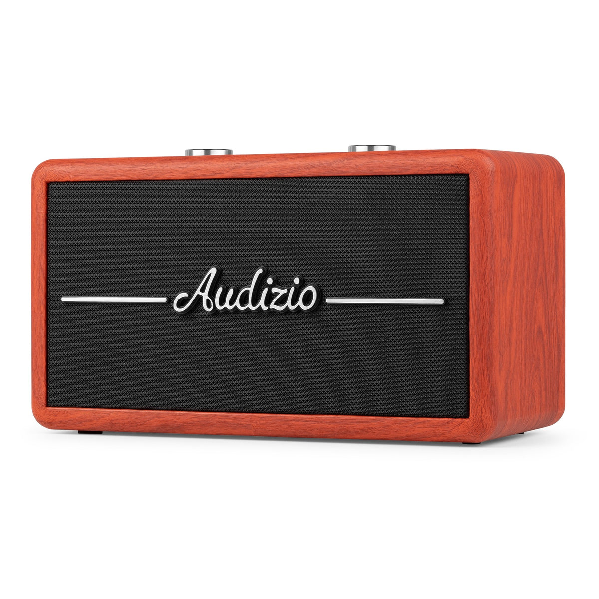 Audizio Tune60 - Radio portátil DAB+ y FM de estilo retro en madera de cereza con Bluetooth 5.0 y 40W - Tempo Shop