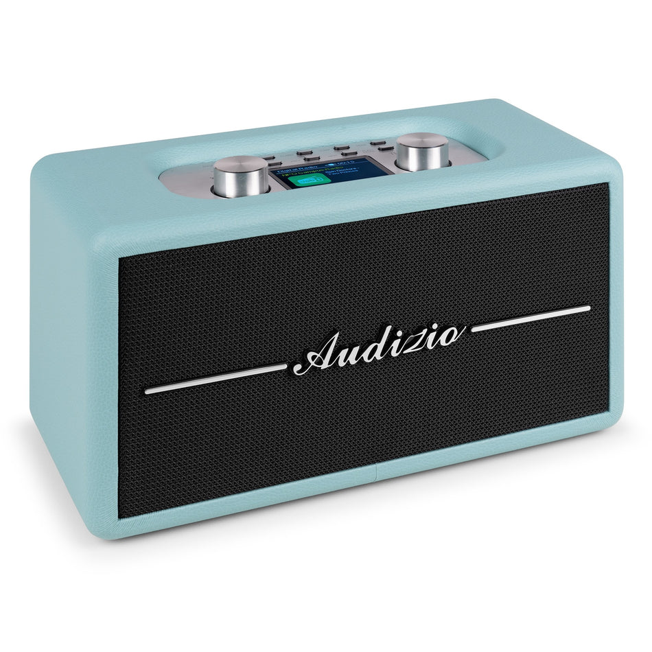 Audizio Tune60 - DAB+ and FM Digital Radio with Bluetooth and Retro Design in Blue