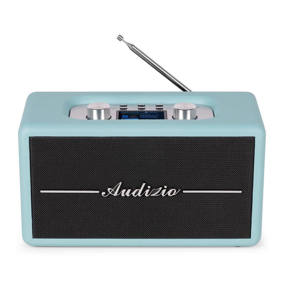 Audizio Tune60 - DAB+ and FM Digital Radio with Bluetooth and Retro Design in Blue