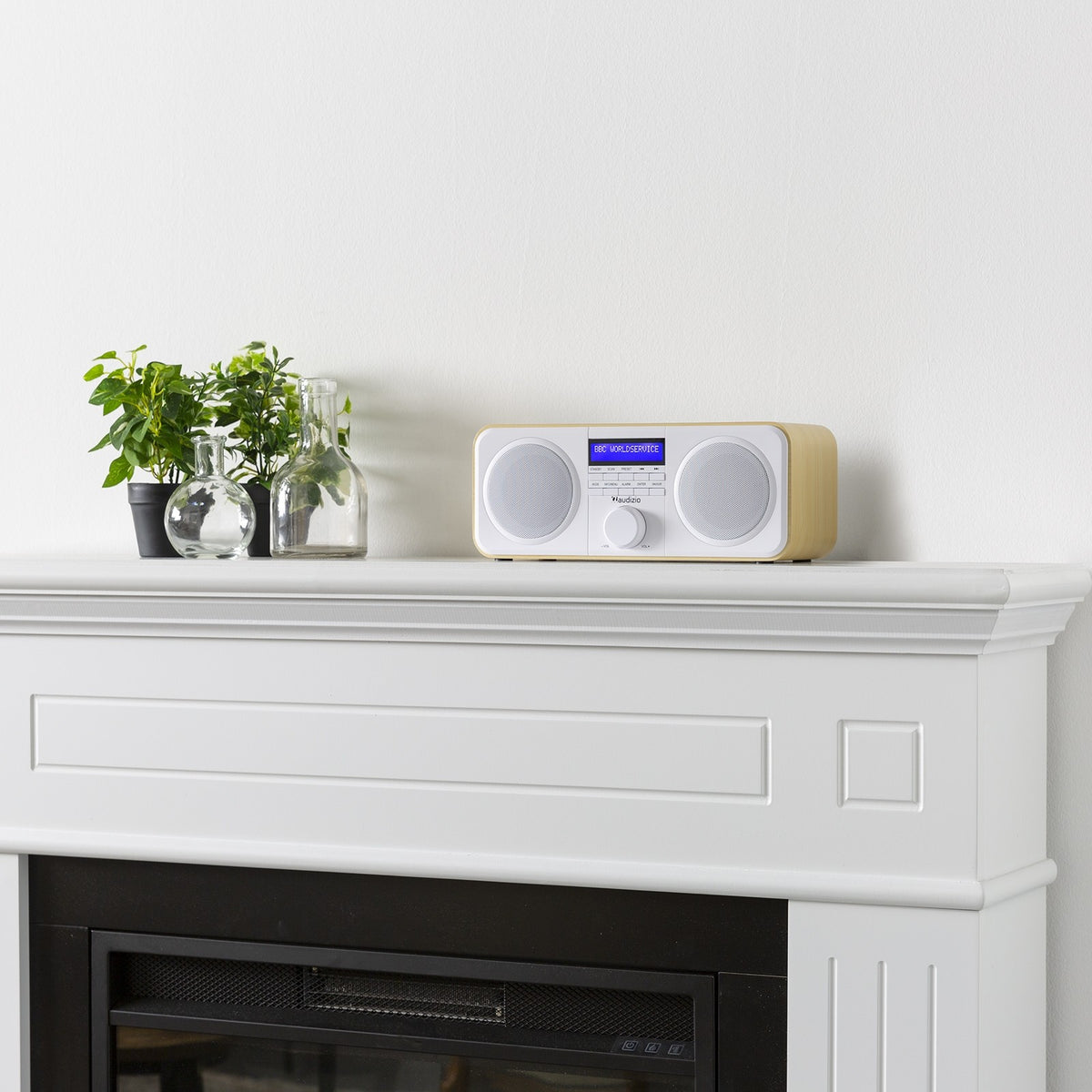 Audizio Novara - Radio estéreo DAB+ en color blanco - Tempo Shop