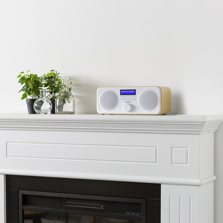 Audizio Novara - Radio estéreo DAB+ en color blanco - Tempo Shop