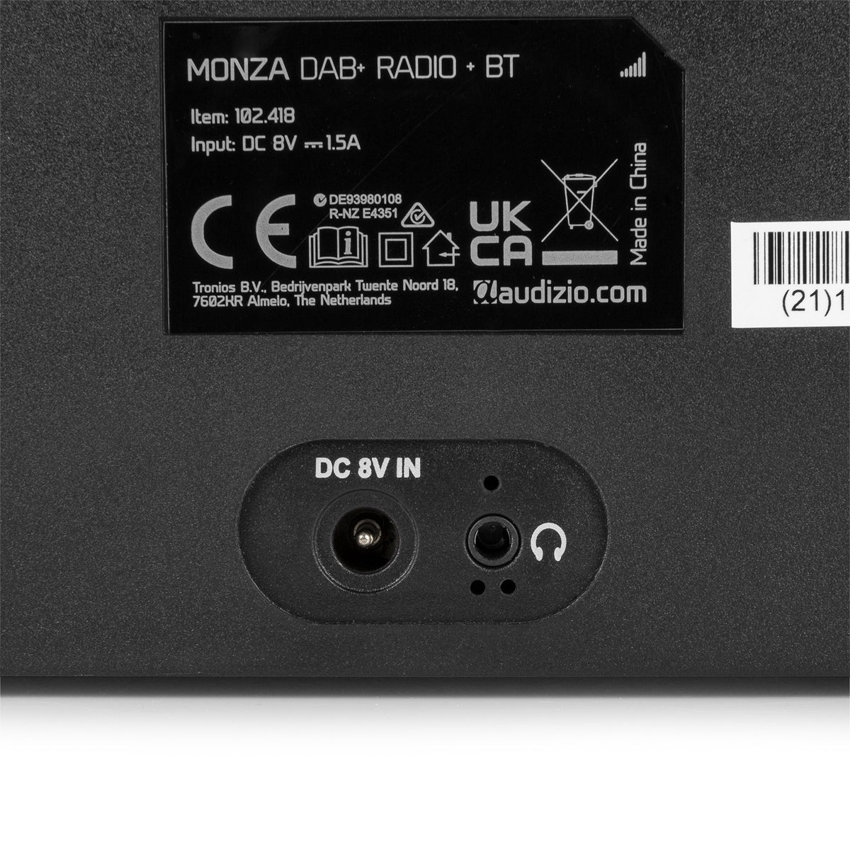 Audizio Monza - Radio estéreo DAB+ Plata - Tempo Shop