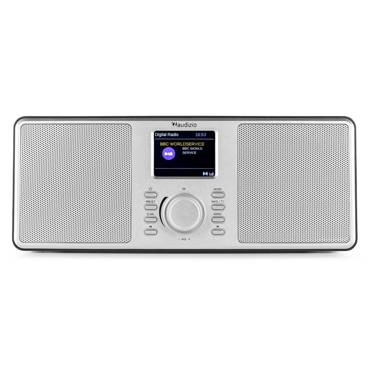 Audizio Monza - Radio estéreo DAB+ Plata - Tempo Shop