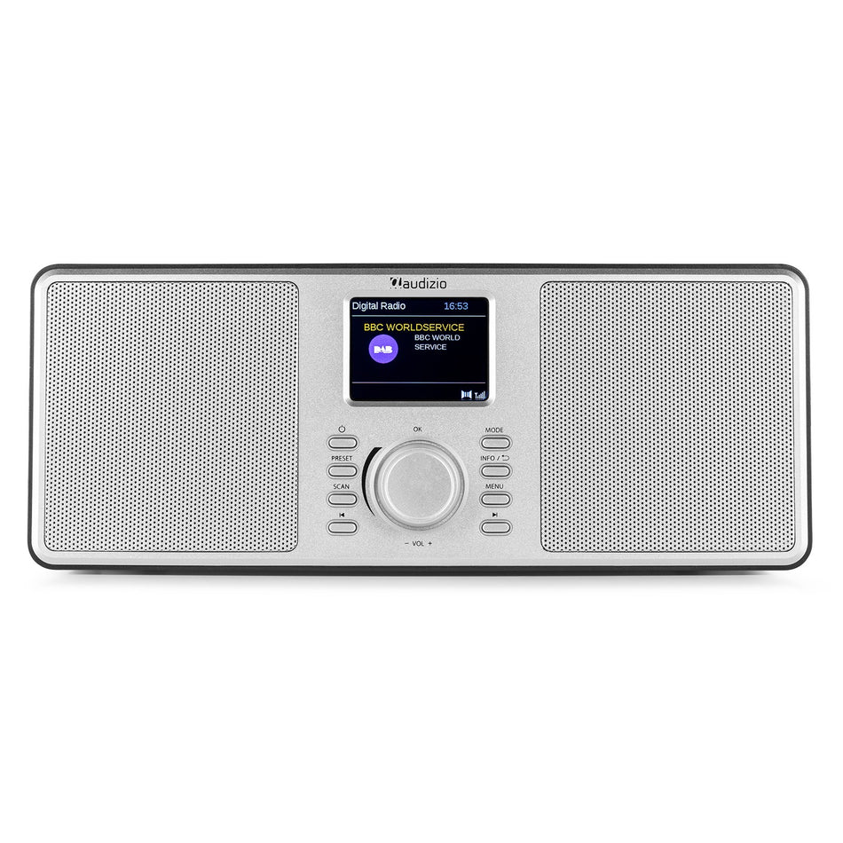 Audizio Monza - Radio estéreo DAB+ Plata - Tempo Shop