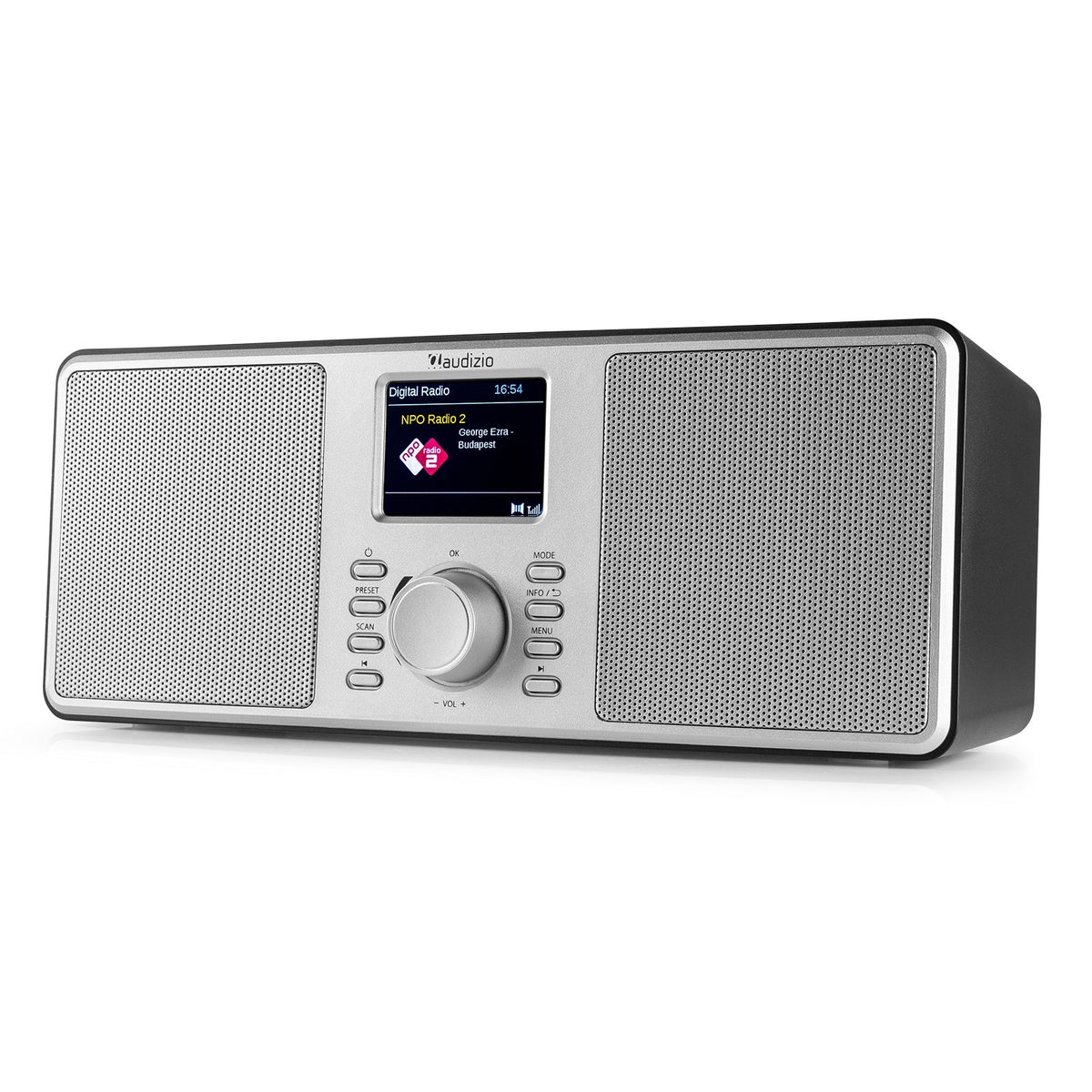 Audizio Monza - Radio estéreo DAB+ Plata - Tempo Shop
