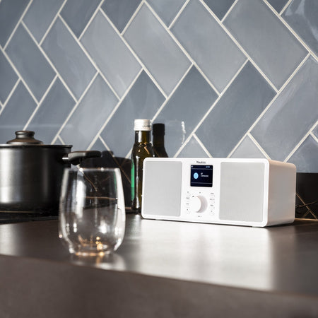 Audizio Monza DAB+ Radio estéreo Blanca - Sonido digital y Bluetooth - Tempo Shop