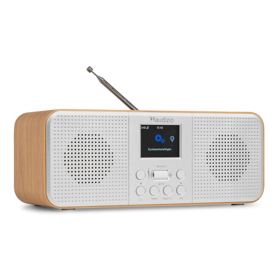 Audizio Bucine - Radio estéreo por Internet con DAB+ plateado - Tempo Shop