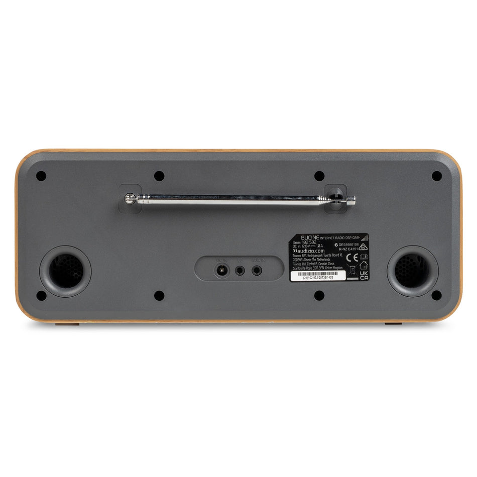 Audizio Bucine - Radio estéreo por Internet con DAB+ plateado - Tempo Shop