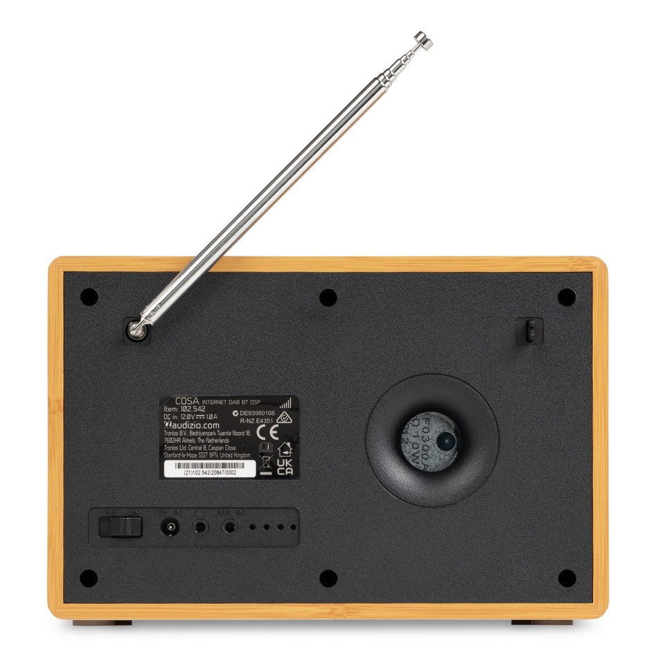 Audizio Cosa - Radio de internet DAB+/FM en madera clara - Tempo Shop