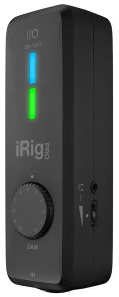 IK Multimedia iRig Pro I/O - Interfaz de audio y MIDI 24-bit/96 kHz para iPhone/iPad, Android, Mac y PC