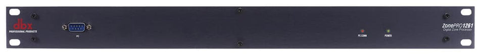 dbx ZonePRO 1261 - Procesador digital de zonas 12×6 con 2 entradas mic/línea y control por Ethernet