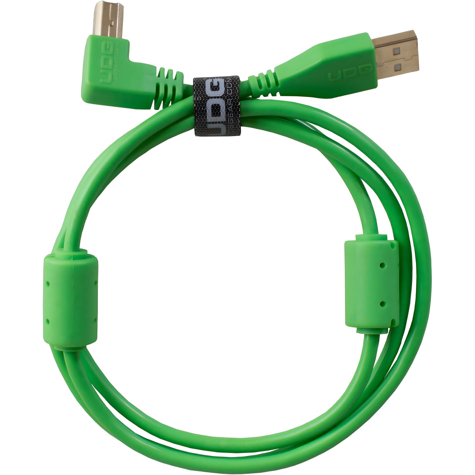 UDG U95006GR - ULTIMATE AUDIO CABLE USB 2.0 A-B GREEN ANGLED 3M