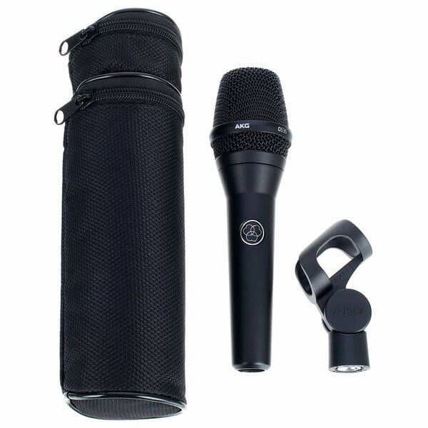 AKG C636 - Micrófono de condensador vocal cardioide para escenario (doble suspensión, 150 dB SPL)