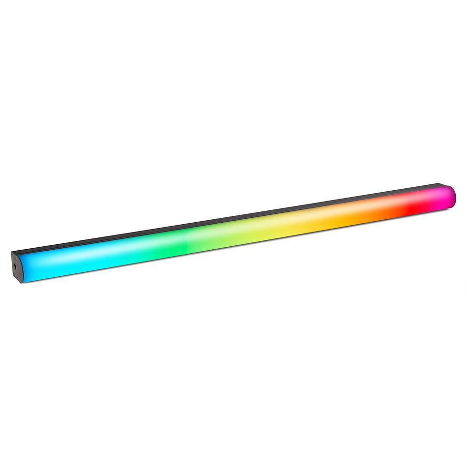beamZ Zeus - Barra/tubo LED con batería RGBW (CW/WW), 32 zonas, DMX inalámbrico y app Wi-Fi