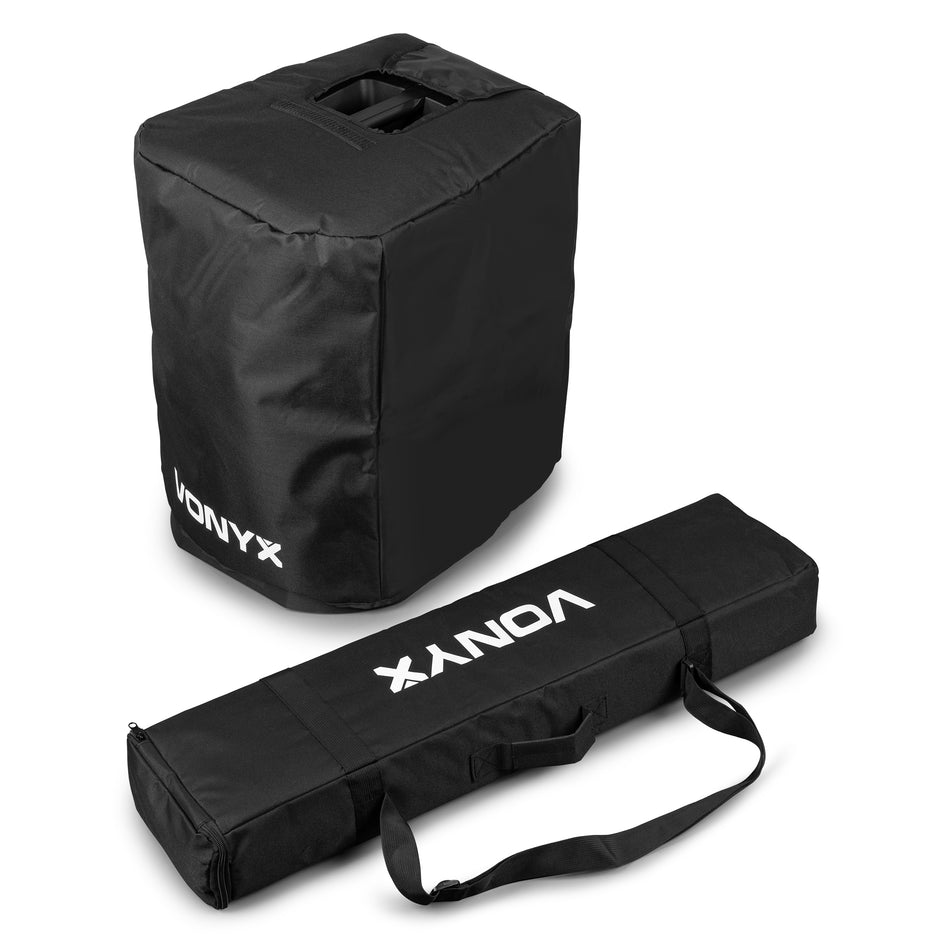 Vonyx VX822BAG - Juego de Fundas de Transporte para Sistema de Altavoces de Columna VX822